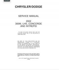 Service Manual Chrysler LHS.