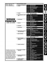 Service Manual Nissan Frontier 2005-2014 г.