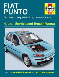 Service and Repair Manual Fiat Punto 1999-2003 г.