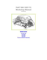 Workshop Manual Fiat 500 1957-1973 г.