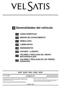 Руководство по обслуживанию и ремонту Renault Vel Satis.