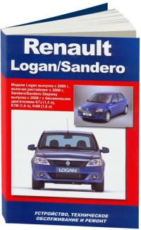 Устройство, ТО и ремонт Renault Sandero с 2008 г.