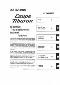 Electrical Troubleshooting Manual Hyundai Coupe.
