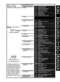 Service Manual Infiniti G37 Coupe 2008 г.