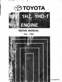 Repair Manual Engine Toyota 1HD-1HZ-1PZ.