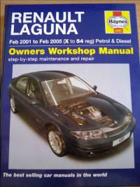 Owners Workshop Manual Renault Laguna 2001-2005 г.