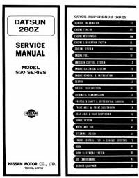 Service Manual Datsun 280Z.