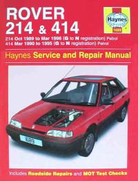 Service and Repair Manual Rover 214/414 1989-1996 г