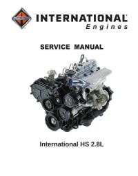 Service Manual International HS 2.8L.