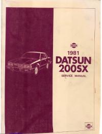 Service Manual Datsun 200SX.