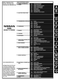 Service Manual Nissan Juke 2012-2016 г.