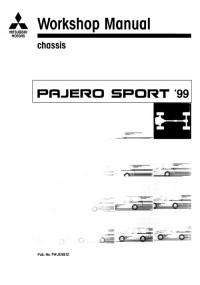 Workshop Manual Mitsubishi Pajero Sport 1999-2001 г.