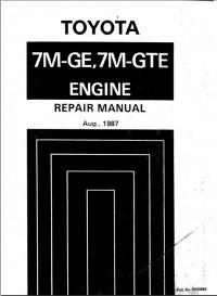 Repair Manual Engine Toyota 7M.