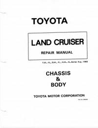 Repair Manual Toyota Land Cruiser 40 1980 г.