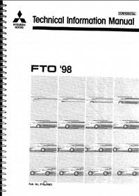 Technical Information Manual Mitsubishi FTO 1998 г.