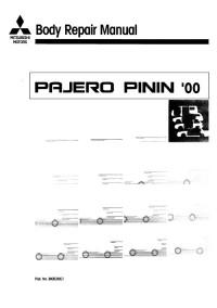 Body Repair Manual Mitsubishi Pajero Pinin 2000 г.