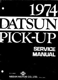 Service Manual Datsun Pick-Up 1974-1977 г.