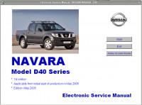 Electronic Service Manual Nissan Navara D40.