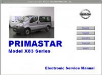 Electronic Service Manual Nissan Primastar X83.