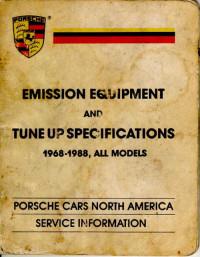 Спецификация Porsche 1968-1988 г.