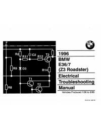 Electrical Troubleshooting Manual BMW Z3 Roadster 1996 г.