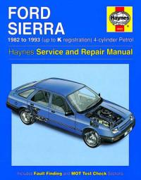 Service and Repair Manual Ford Sierra 1982-1993 г.