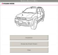Workshop Manual Mitsubishi Pajero Sport 2009-2011 г.