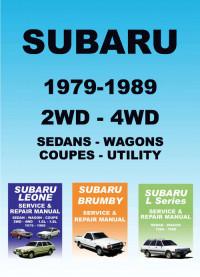 Service Manual Subaru Leone 1979-1989 г.