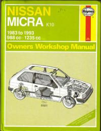 Owners Workshop Manual Nissan Micra 1983-1993 г.