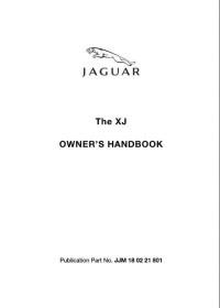 Owner`s Handbook Jaguar XJ 2008 г.