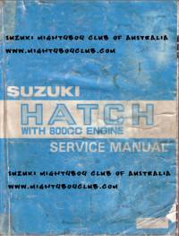 Service Manual Suzuki Hatch.