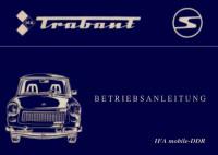 Инструкция по эксплуатации Trabant 601.