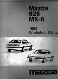 Workshop Manual Mazda MX-6 1988 г.