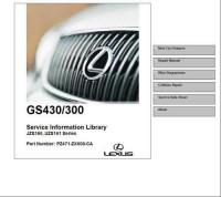 Service Information Library Lexus GS300/430.