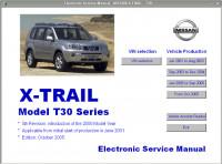 Electronic Service Manual Nissan X-Trail с 2001 г.