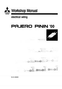 Electrical Wiring Mitsubishi Pajero Pinin 2000-2003 г.