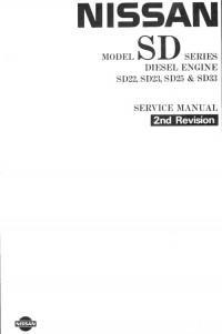 Service Manual Nissan engine SD series.