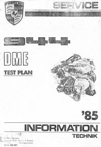 DME Test Plan Porsche 944.