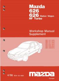 Workshop Manual Supplement Mazda 626 RF Turbo.