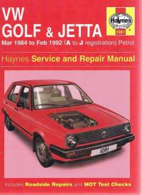Service and Repair Manual VW Jetta 1984-1992 г.