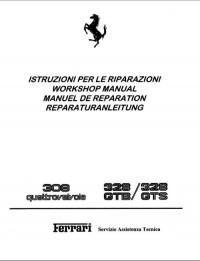 Workshop Manual Ferrari 328GTB/328GTS.