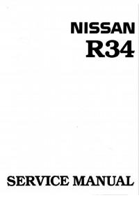 Service Manual Nissan Skyline R34.