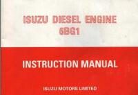 Instruction Manual Isuzu engine 6BG1.