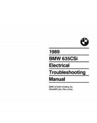 Electrical Troubleshooting Manual BMW 635CSi 1989 г.