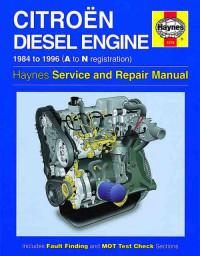 Service and Repair Manual Citroen diesel engine 1984-1996 г.