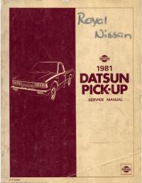 Service Manual Datsun Pick-Up 1981 г.