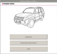 Workshop Manual Mitsubishi Pajero 2007-2015 г.
