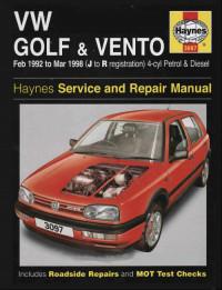 Service and Repair Manual VW Vento 1992-1998 г.