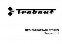 Инструкция по эксплуатации Trabant 1,1.