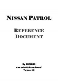 Reference Document Nissan Patrol.